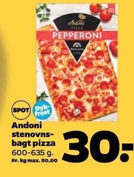 Netto Andoni stenovnsbagt pizza tilbud