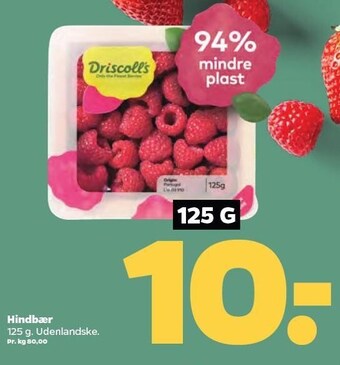 Netto Hindbær tilbud