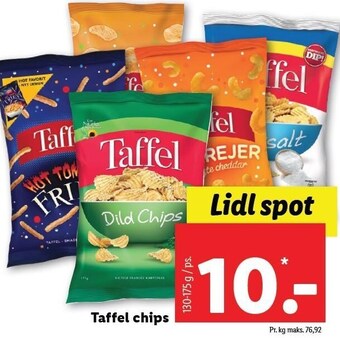 Lidl Taffel chips tilbud