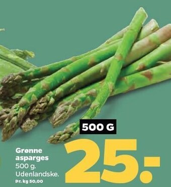 Netto Grønne asparges tilbud