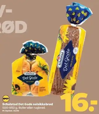 Netto Schulstad det gode solsikkebrød tilbud