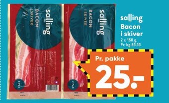 Bilka Bacon i Skiver tilbud
