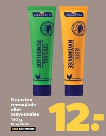 Netto Graasten remoulade eller mayonnaise tilbud