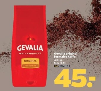 Netto Gevalia original formalet kaffe tilbud