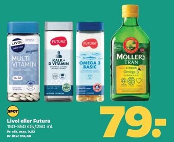 Netto Livol eller futura tilbud