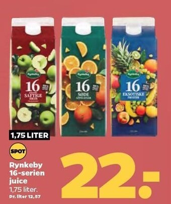 Netto Rynkeby 16-serien juice tilbud