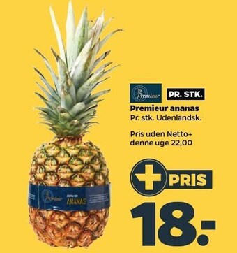 Netto Premieur ananas tilbud