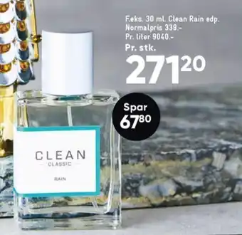 Bilka F.eks. 30ml. Clean Rain edp. tilbud