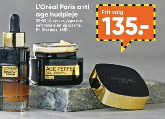 Bilka L'Oréal Paris Anti Age Hudpleje tilbud