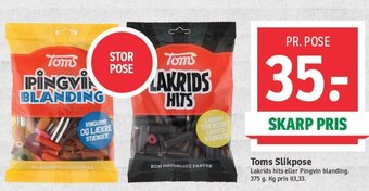 SPAR Toms Slikpose tilbud