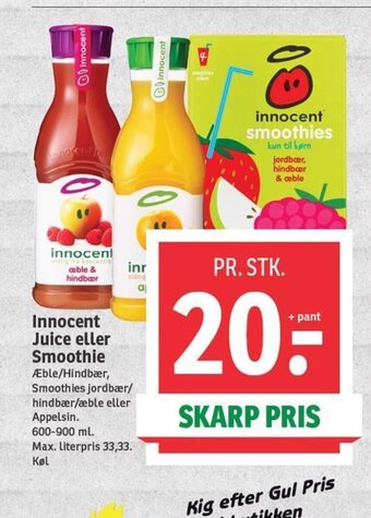 Innocent Juice eller Smoothie