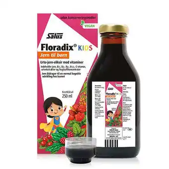 Helsemin Salus floradix kids 250ml tilbud