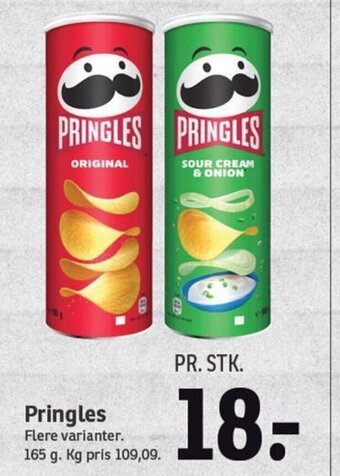 SPAR Pringles tilbud
