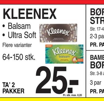 ABC Lavpris Kleenex tilbud