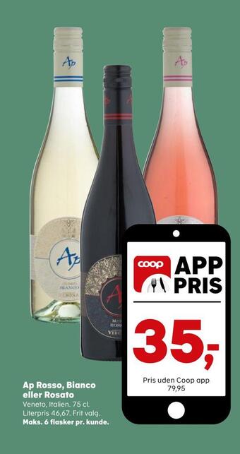 Kvickly Ap rosso, bianco eller rosato tilbud