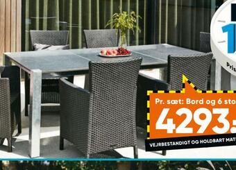 Bilka Saint tropez bord tilbud