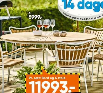 Bilka Kerteminde bord tilbud
