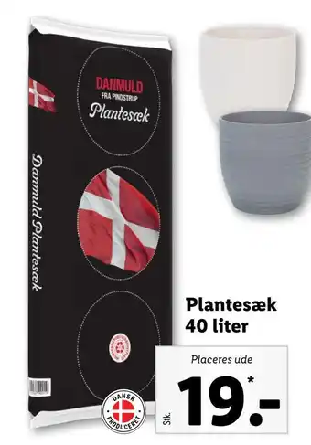 Lidl Plantesæk tilbud