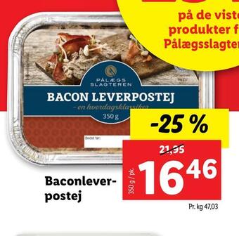 Lidl Baconleverpostej tilbud
