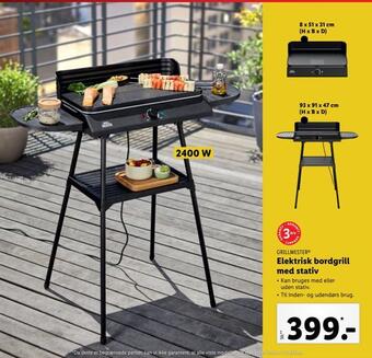 Lidl Elektrisk bordgrill med stativ tilbud