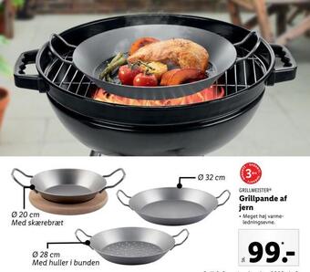 Lidl Grillpande af jern tilbud
