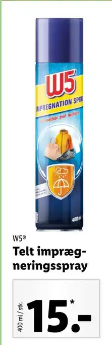 Lidl Telt imprægneringsspray tilbud
