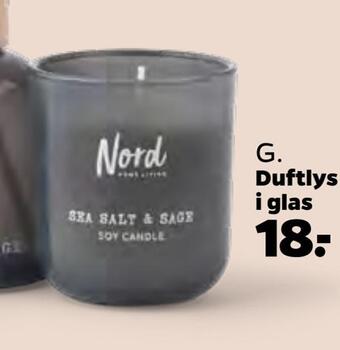 Netto Duftlys i glas tilbud