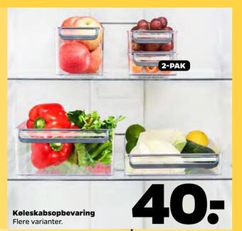Netto Køleskabsopbevaring tilbud