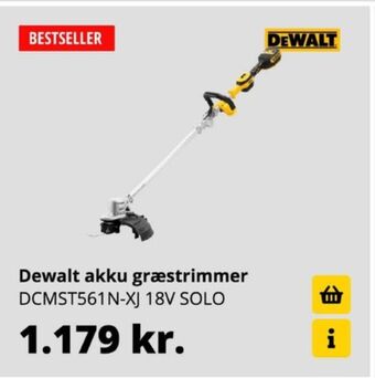 10-4 Byggecenter Dewalt græstrimmer tilbud