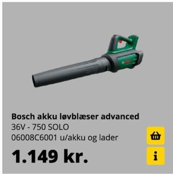 10-4 Byggecenter Bosch løvblæser tilbud