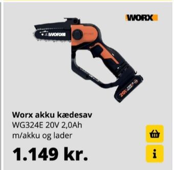Worx professional kædesav