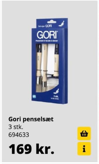 10-4 Byggecenter Gori penselsæt tilbud