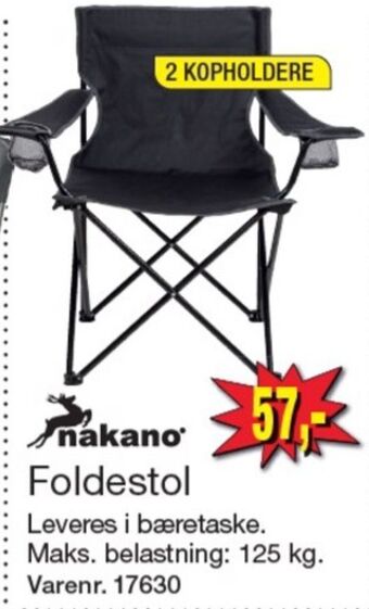Harald Nyborg Nakano campingstol tilbud