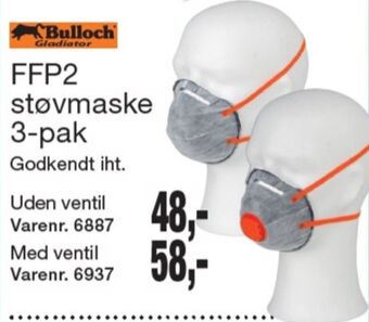 Harald Nyborg Bulloch støvmaske tilbud