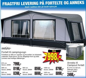 Harald Nyborg Camp out fortelt tilbud