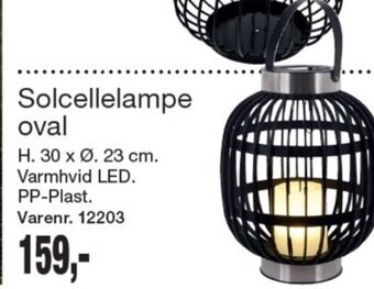Harald Nyborg Sartano solcellelampe tilbud
