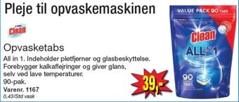 Harald Nyborg At home clean maskinopvask-tabs tilbud