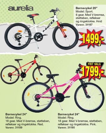 Harald Nyborg Aurelia cykel tilbud