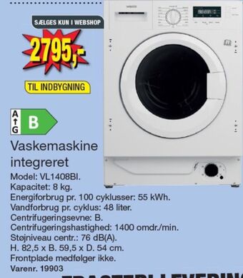 Harald Nyborg Wasco vaskemaskine tilbud
