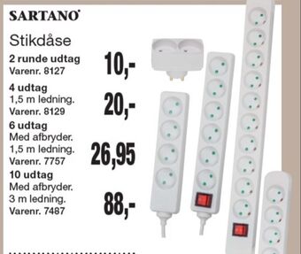 Harald Nyborg Sartano stikdåse tilbud