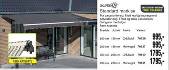 Harald Nyborg Sunsha markise tilbud