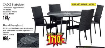 Harald Nyborg Ukendt havemøbelsæt tilbud