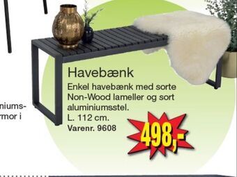 Harald Nyborg Ukendt havebænk tilbud