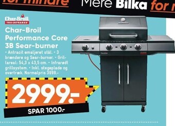 Bilka Char-broil perfomance core 3b sear-burner tilbud