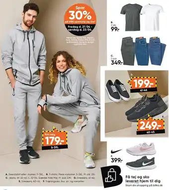 Bilka Sweatshirt eller - bukser, t-shirts, jeans, sneakers, træningssko tilbud