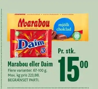 Marabou eller daim