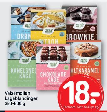 REMA 1000 Valsemøllen kageblandinger tilbud