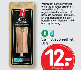 REMA 1000 Varmrøget ørredfilet tilbud