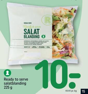 REMA 1000 Ready to serve salatblanding tilbud