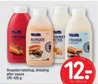Graasten ketchup, dressing eller sauce